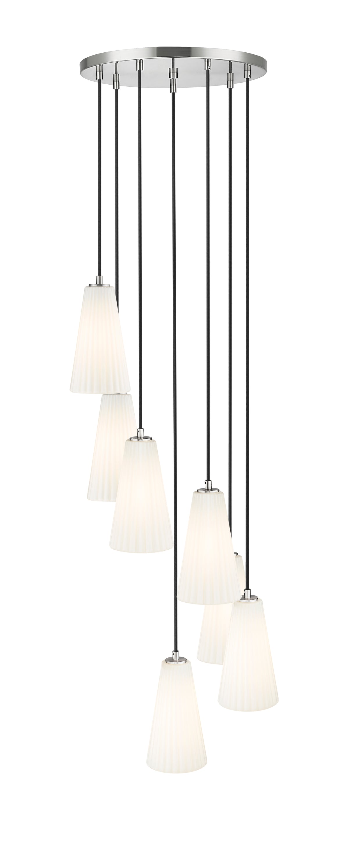Lustre Farrell Nickel brossé, 18", 11" – vue 4