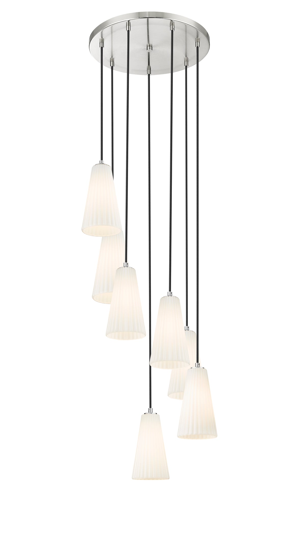 Lustre Farrell Nickel brossé, 18", 11" – vue 5
