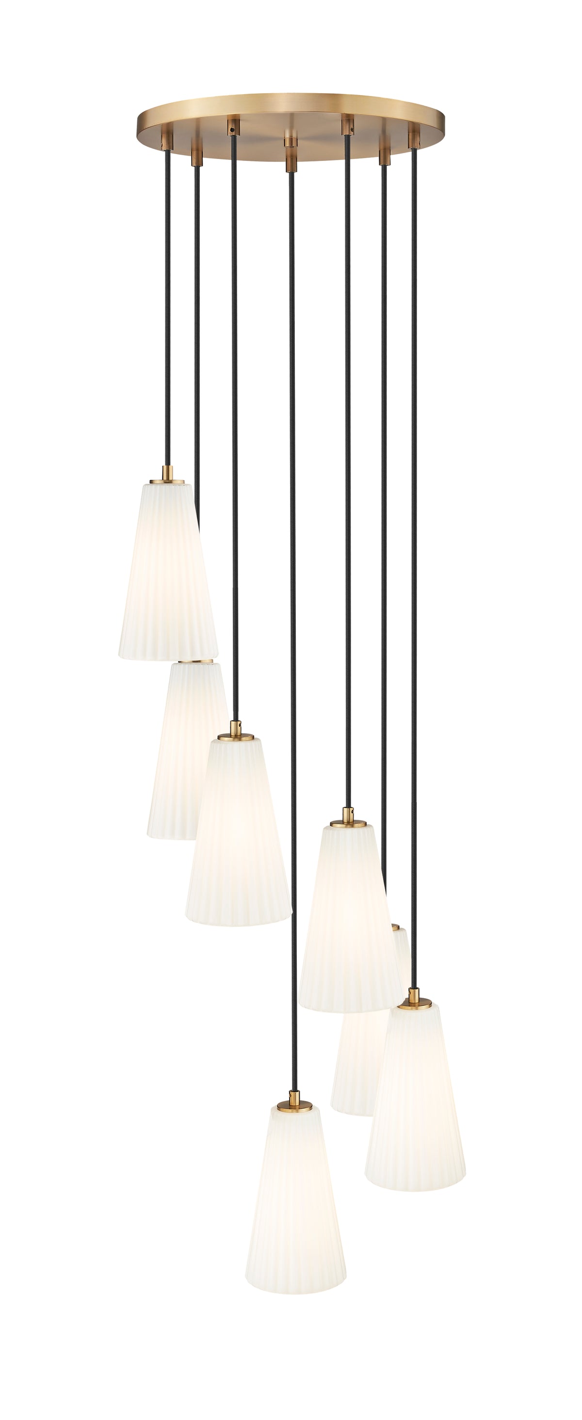 Lustre Farrell Or moderne, 18", 11" – vue 4