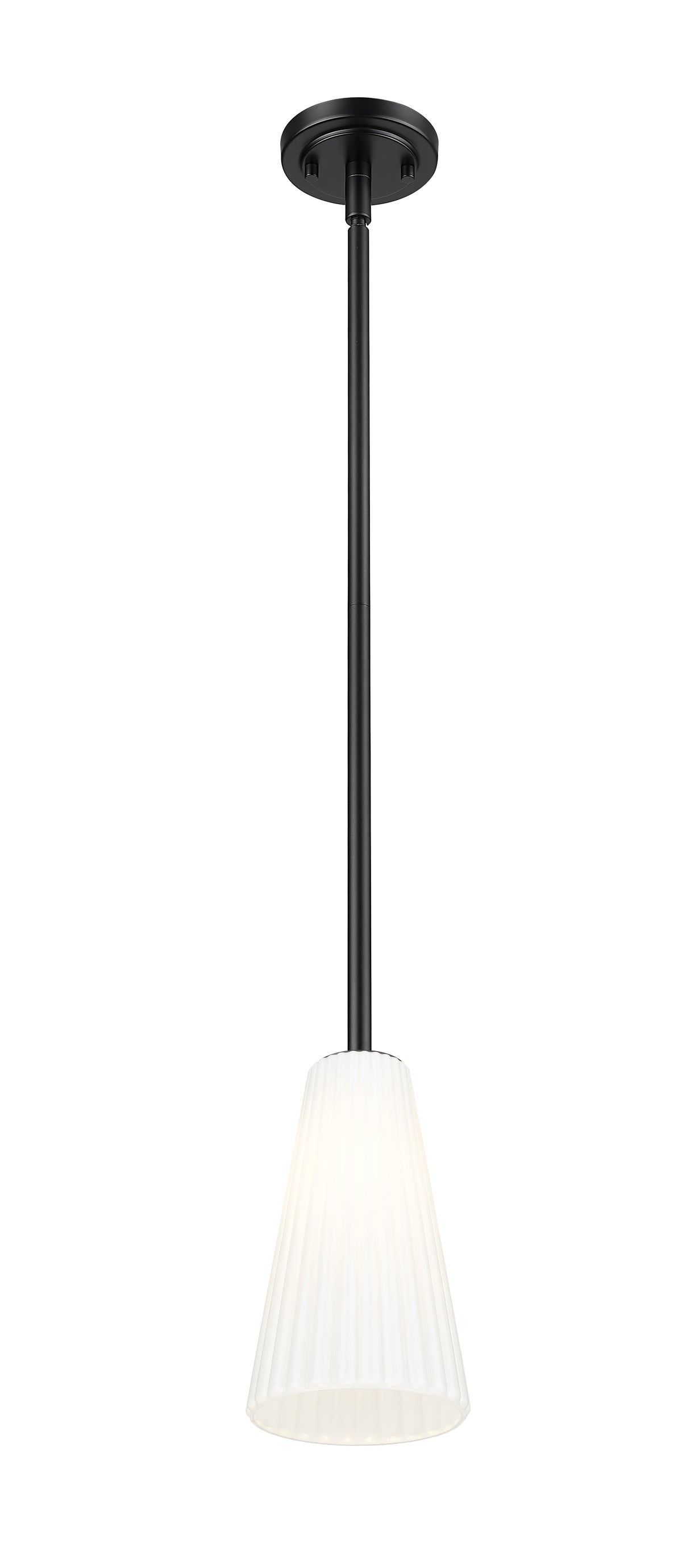 Mini-suspension Farrell Tige, Noir mat, 11" – vue 5