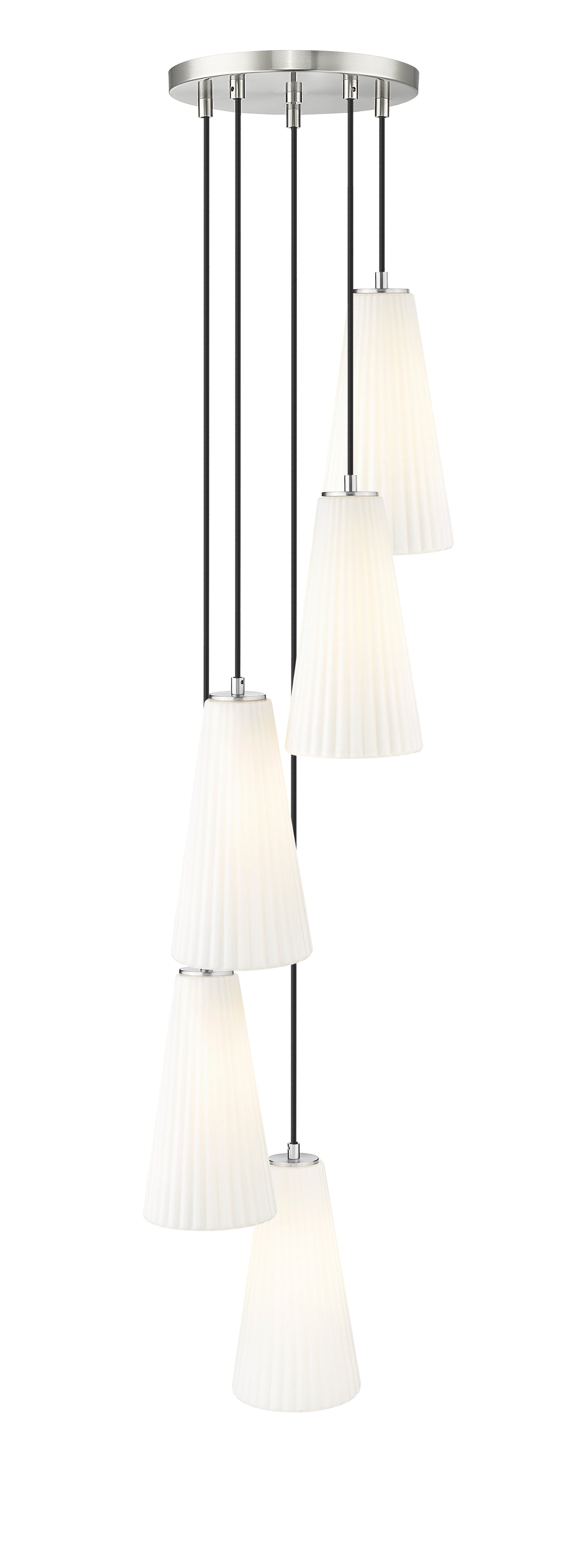 Lustre Farrell Nickel brossé, 12", 13 3/4" – vue 4