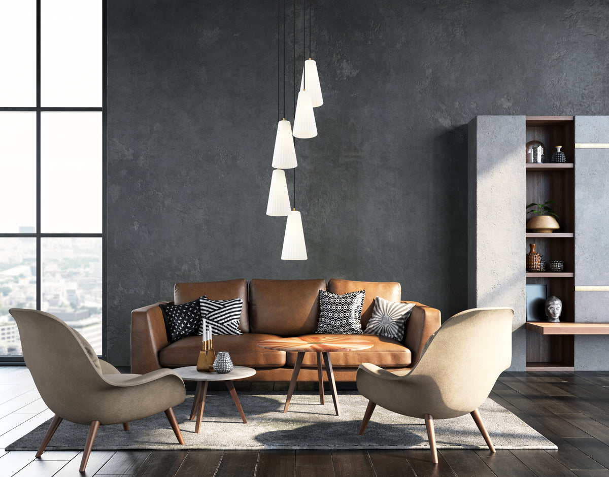 Lustre Farrell Or moderne, 12", 13 3/4" – vue 2
