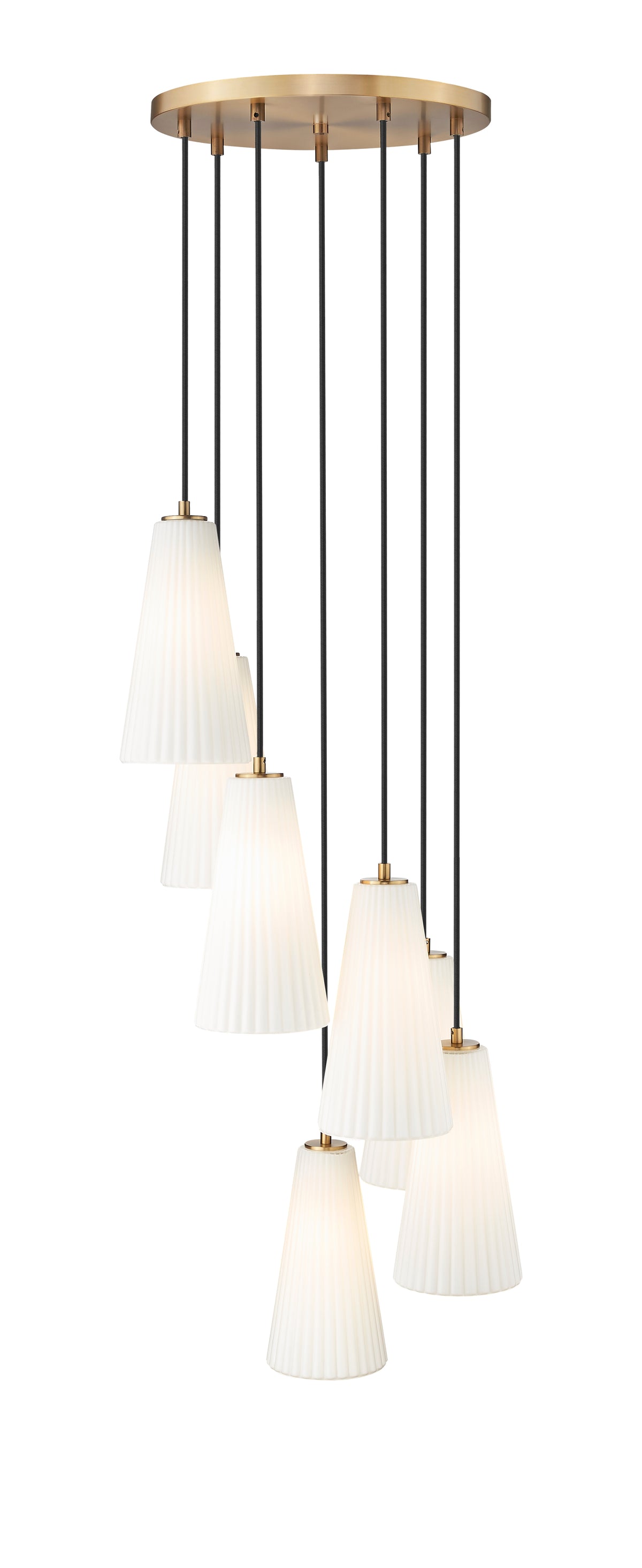 Lustre Farrell Or moderne, 18", 13 3/4" – vue 4