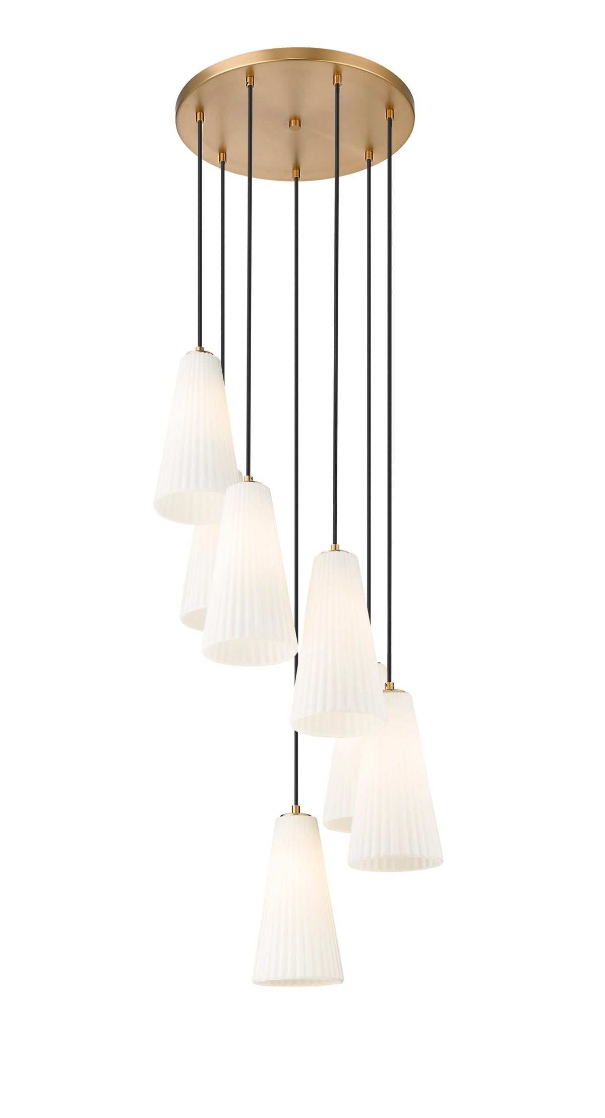 Lustre Farrell Or moderne, 18", 13 3/4" – vue 5