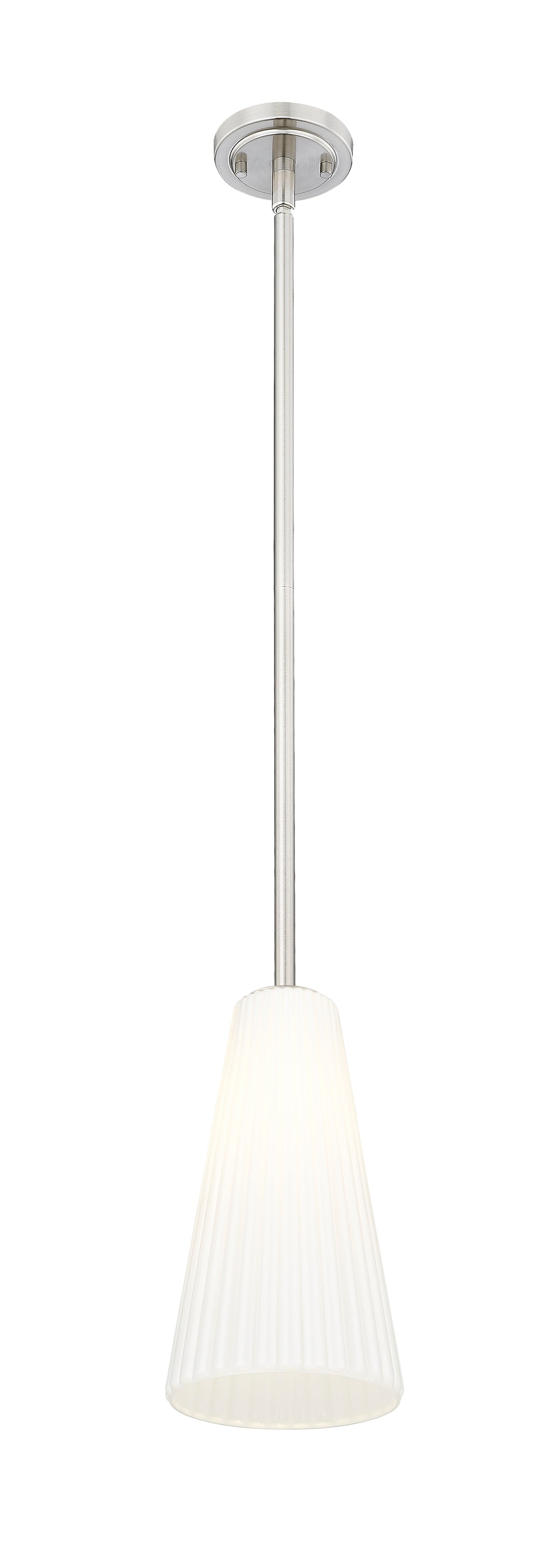 Mini-suspension Farrell Tige, Nickel brossé, 13 3/4" – vue 5