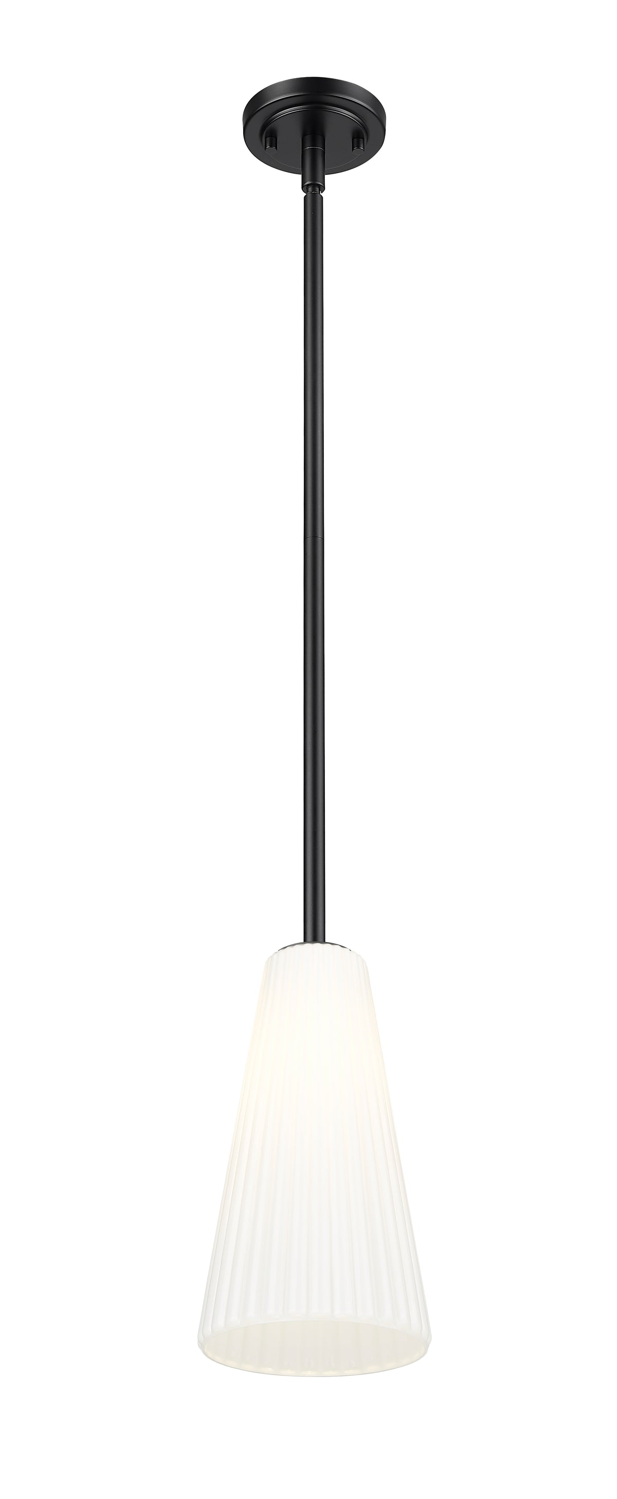 Mini-suspension Farrell Tige, Noir mat, 13 3/4" – vue 5