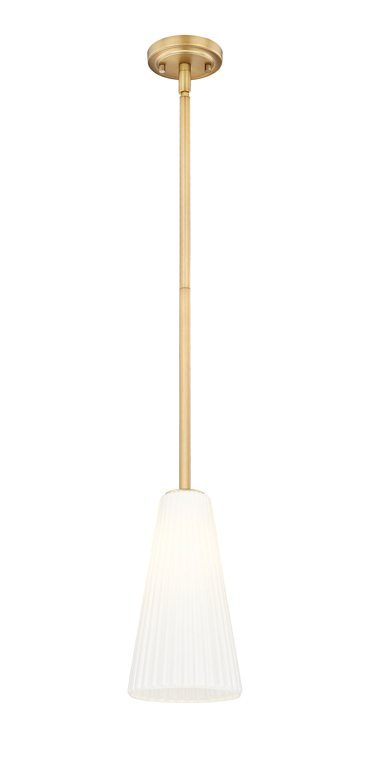 Mini-suspension Farrell Tige, Or moderne, 13 3/4" – vue 4
