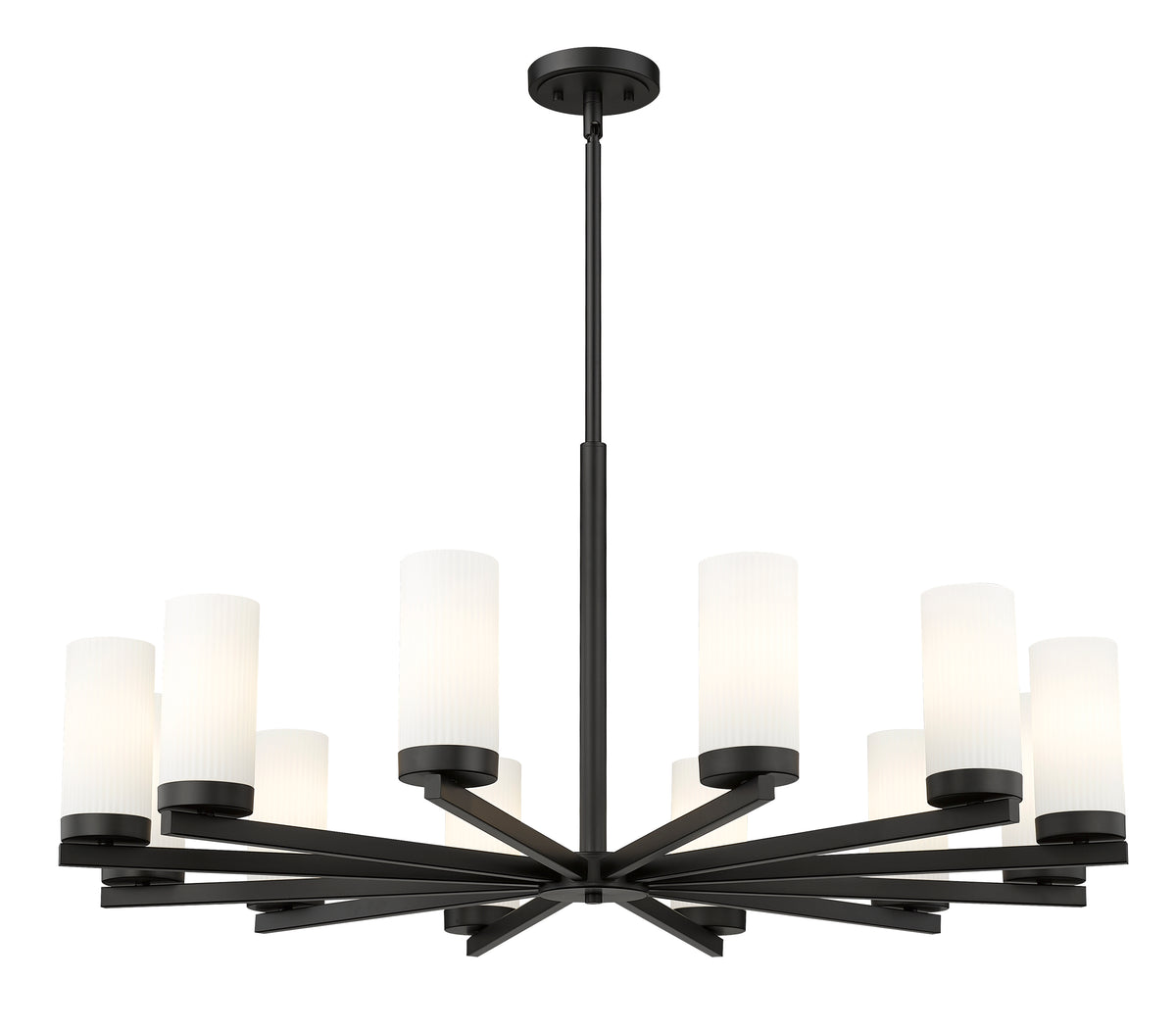Lustre Danica Noir mat, 39" – vue 4