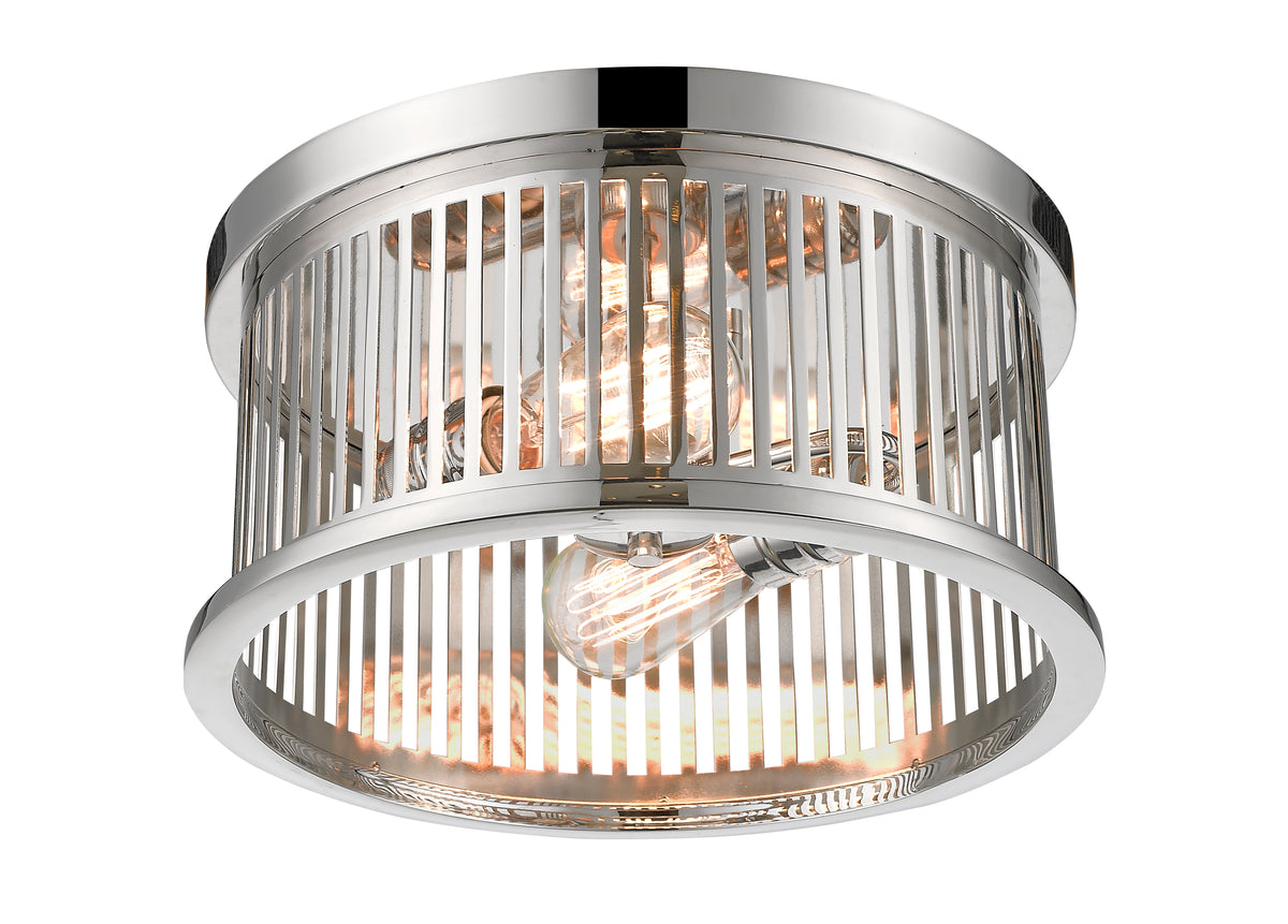Plafonnier Camellia Nickel poli, 13 1/8" – vue 3