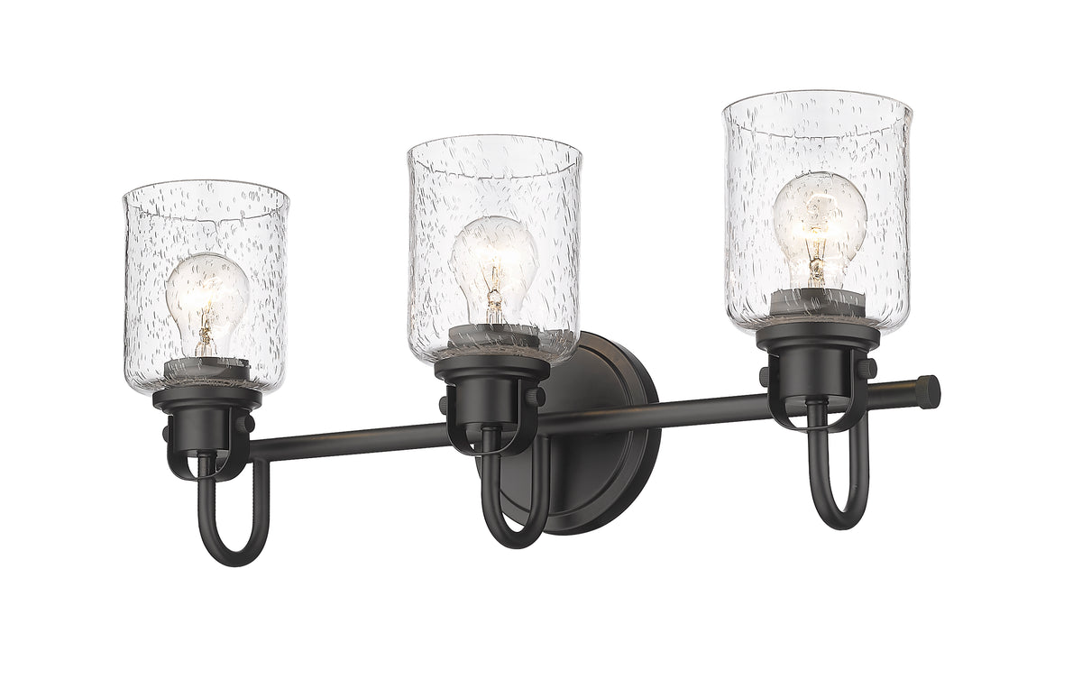 Luminaire de vanité Kinsley Noir mat, 22" – vue 4