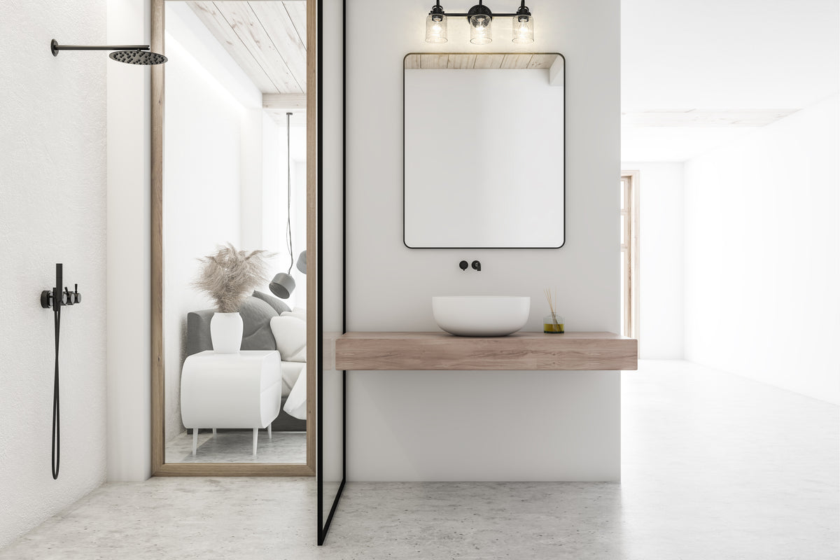 Luminaire de vanité Kinsley Noir mat, 22" – vue 3