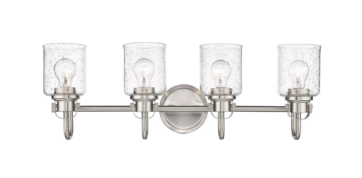 Luminaire de vanité Kinsley Nickel brossé, 28" – vue 5