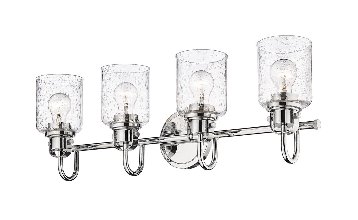 Luminaire de vanité Kinsley Chrome, 28" – vue 4
