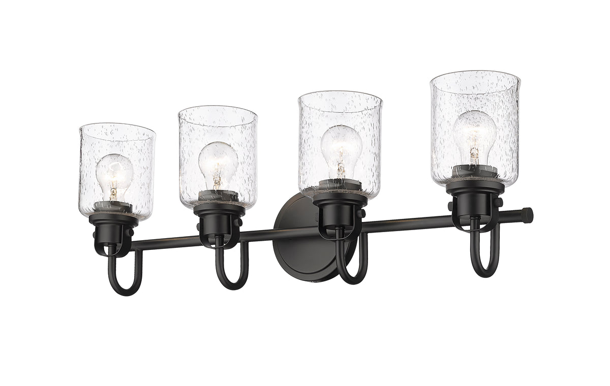 Luminaire de vanité Kinsley Noir mat, 28" – vue 4