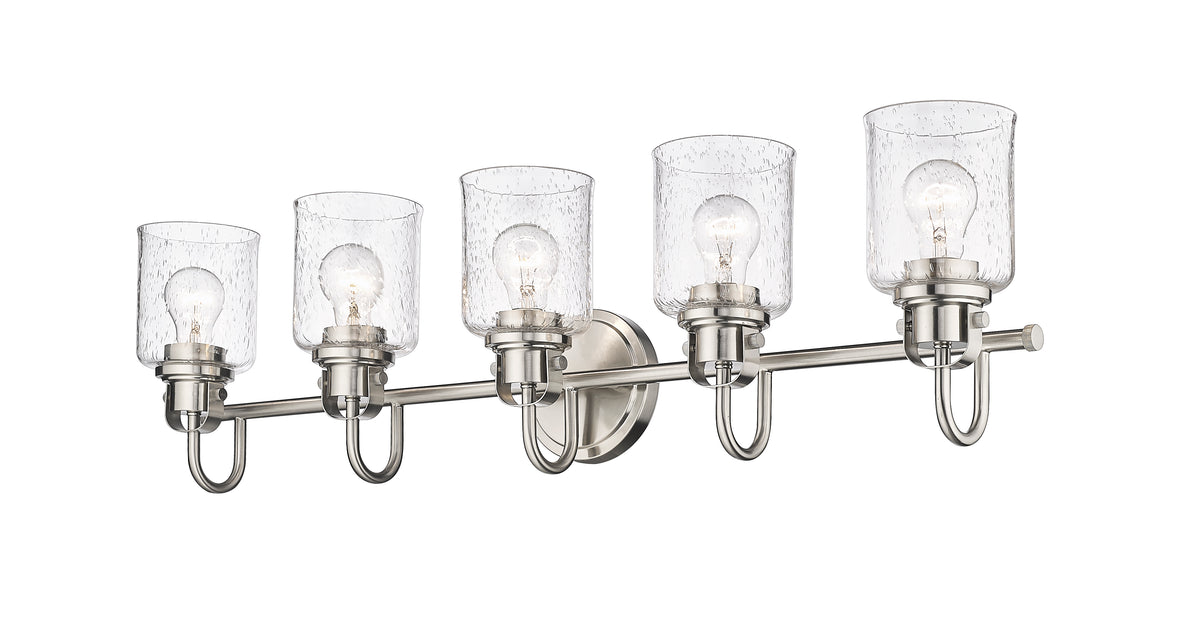 Luminaire de vanité Kinsley Nickel brossé, 35" – vue 4