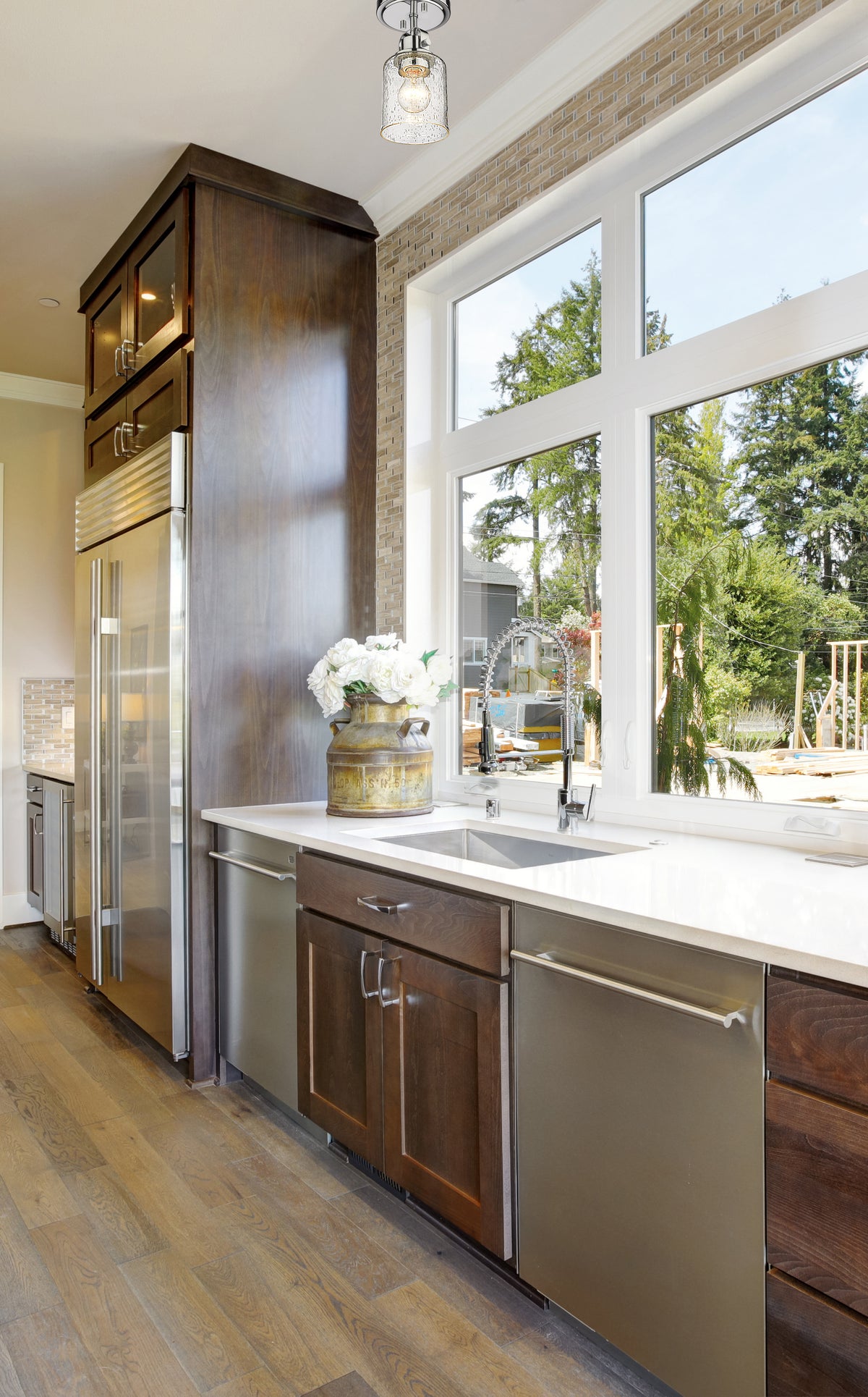 Semi-plafonnier Kinsley Chrome – vue 3