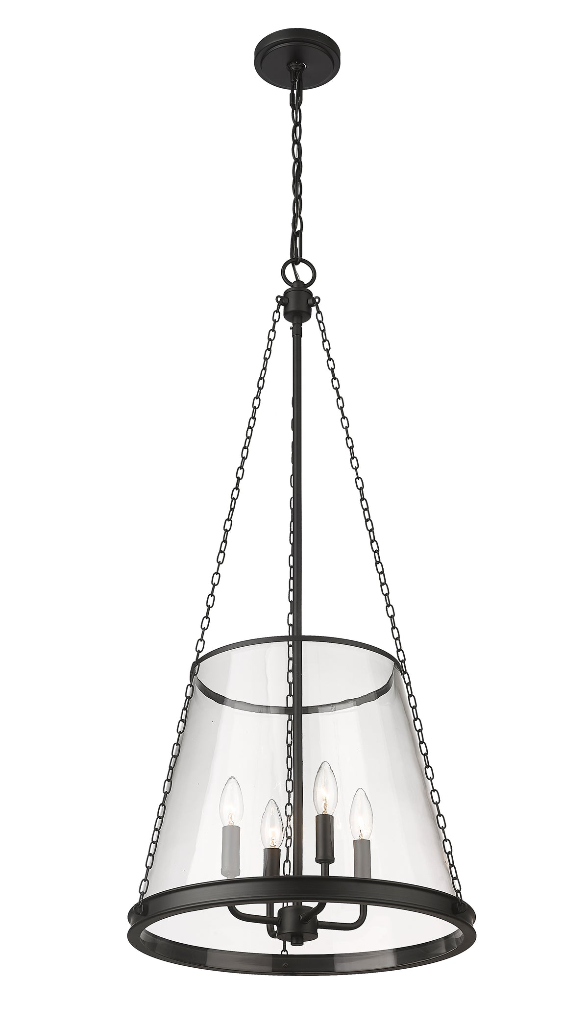 Lustre Prescott Noir mat, 18" – vue 4