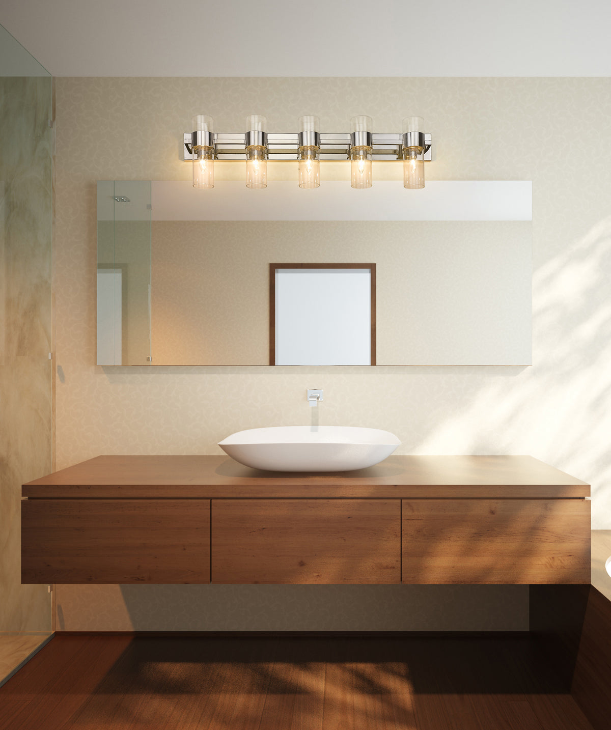 Luminaire de vanité Lawson Nickel poli, 38" – vue 2