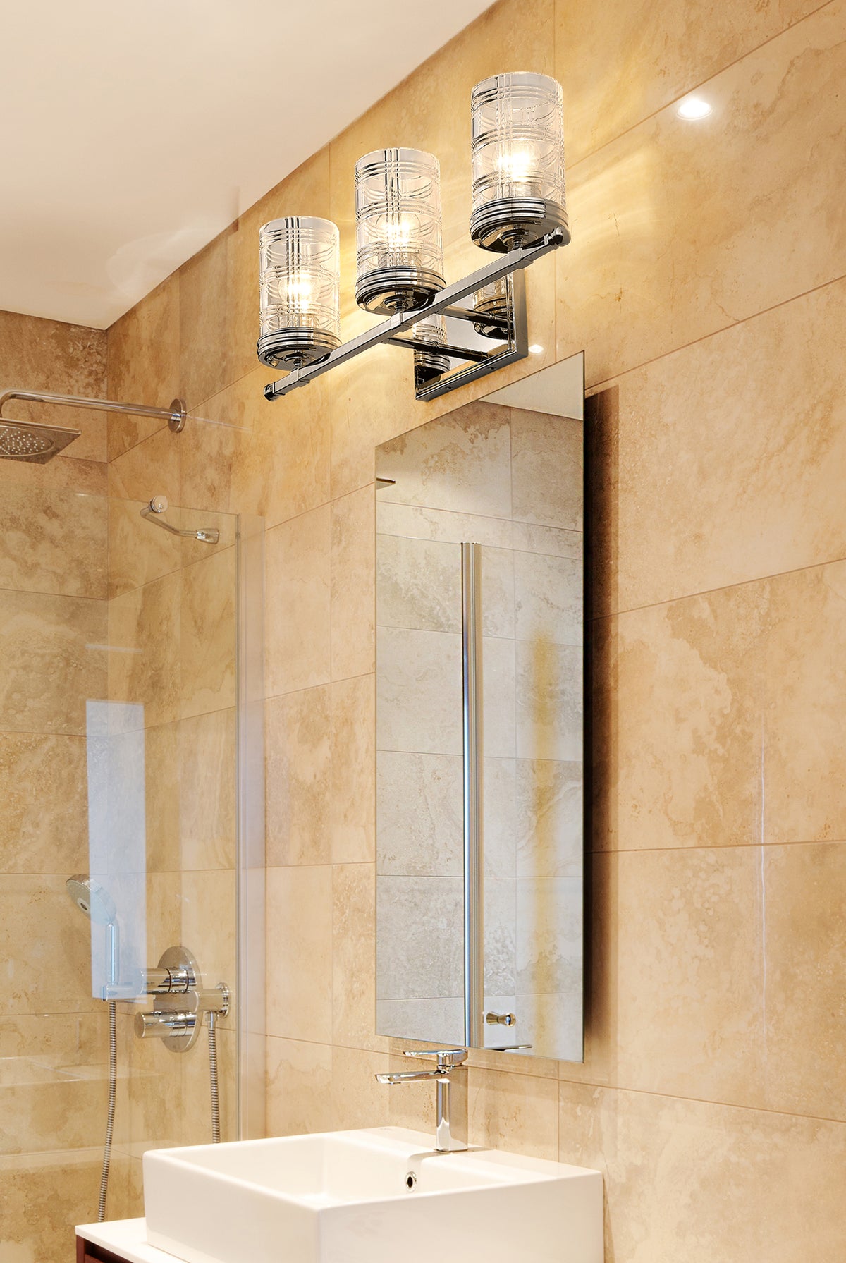Luminaire de vanité Archer Nickel poli, 25" – vue 3