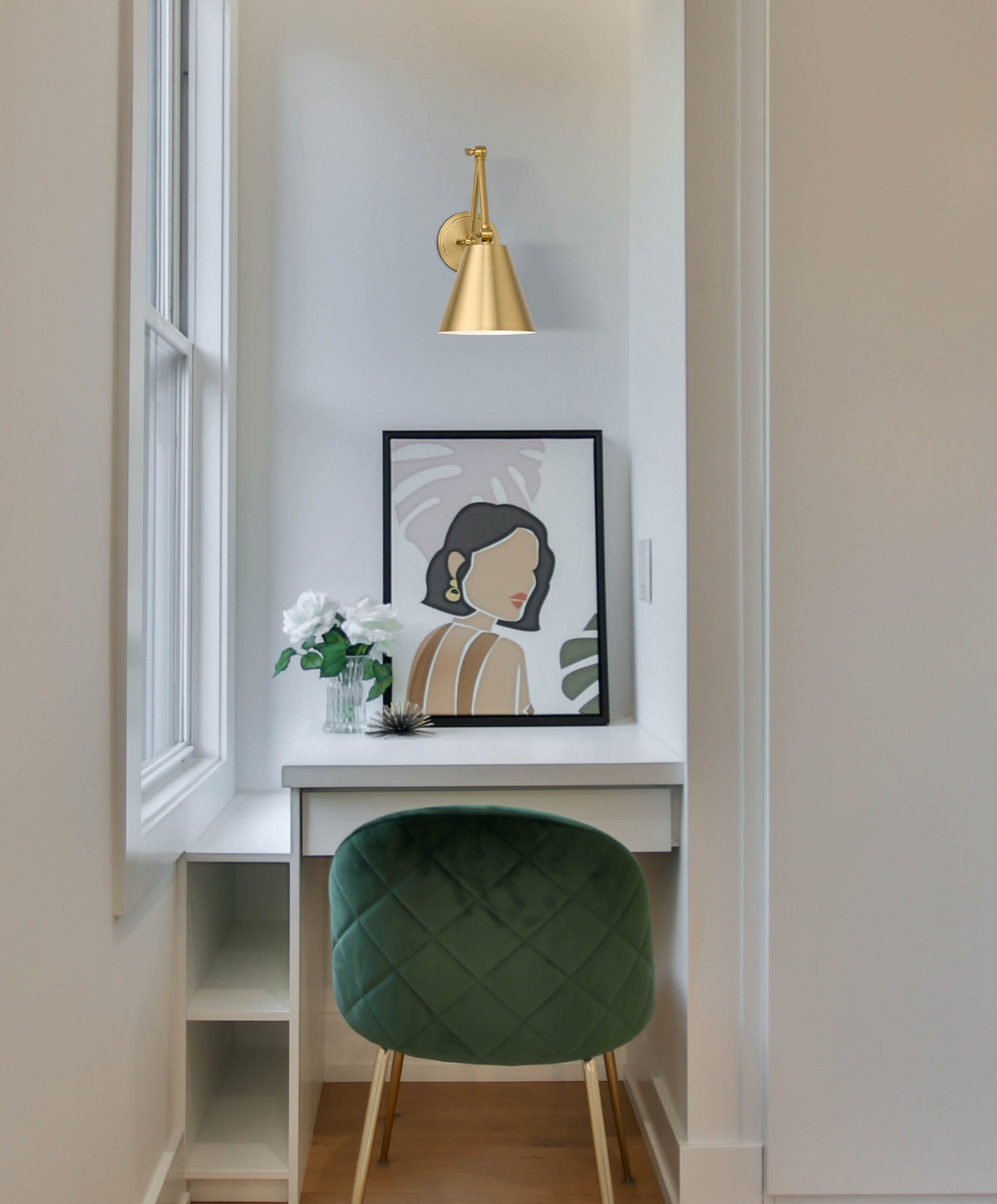 Applique murale Regent Or moderne – vue 2