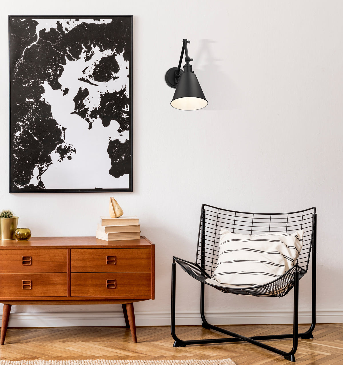 Applique murale Gayson Noir mat, Noir mat – vue 2