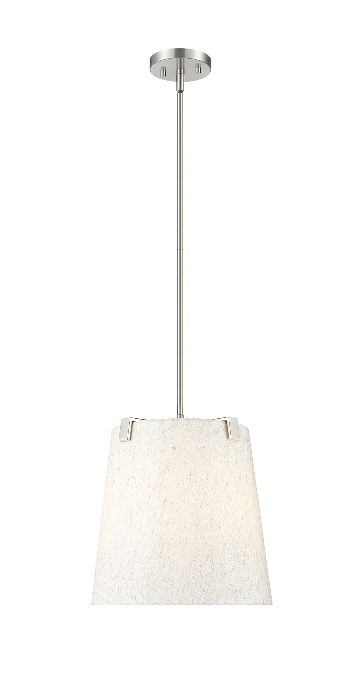 Suspension Weston Nickel brossé, Crème, 13" – vue 4