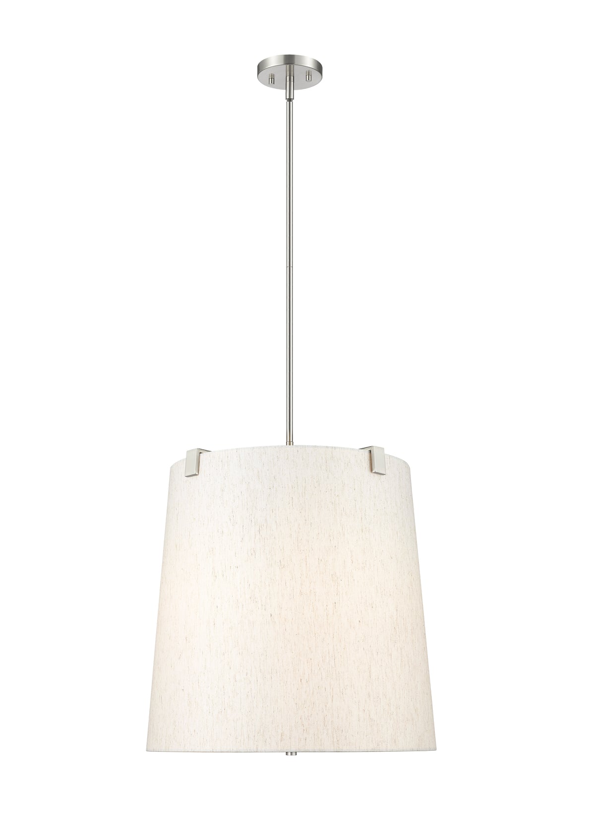 Suspension Weston Nickel brossé, Crème, 18" – vue 4