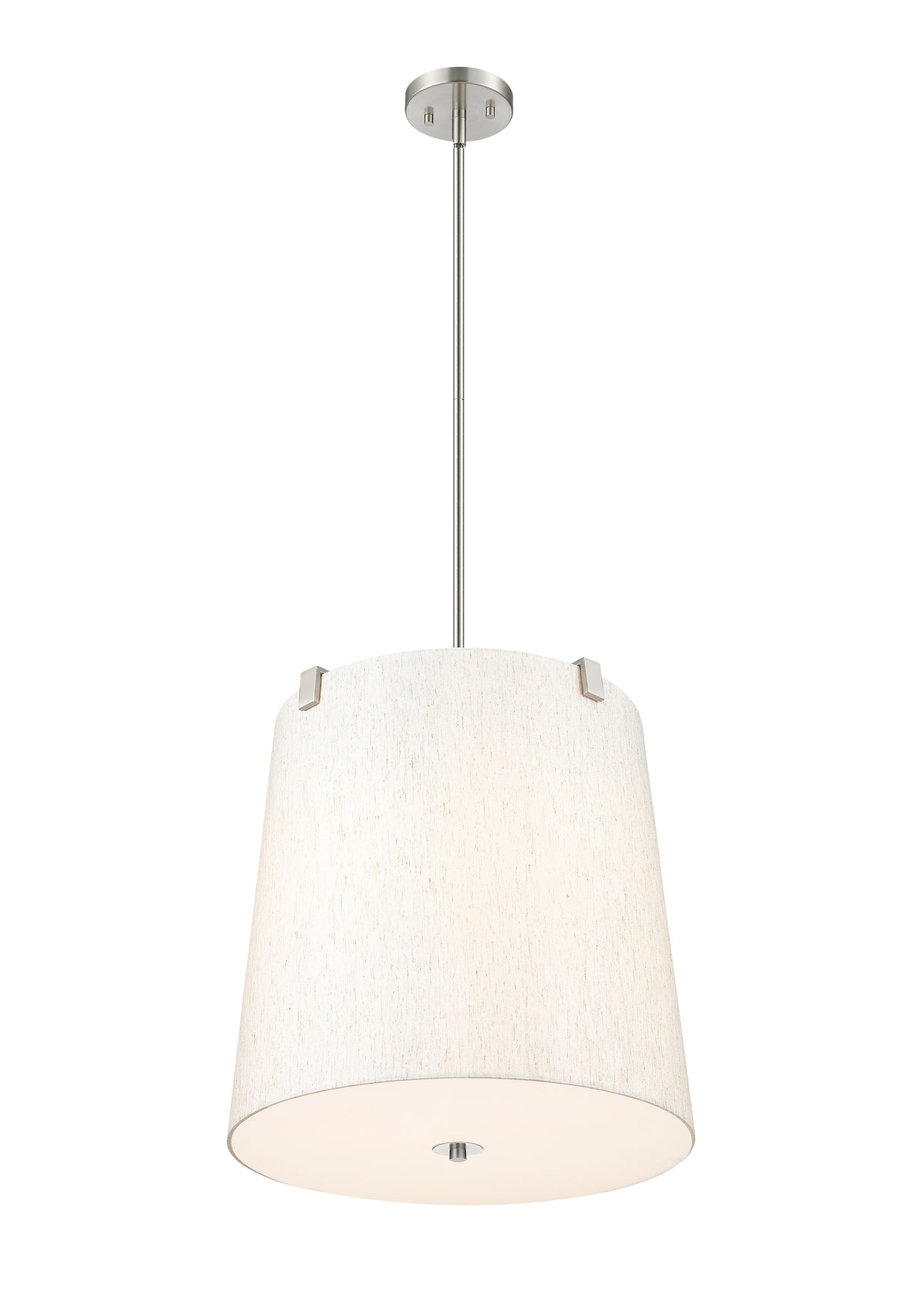 Suspension Weston Nickel brossé, Crème, 18" – vue 5