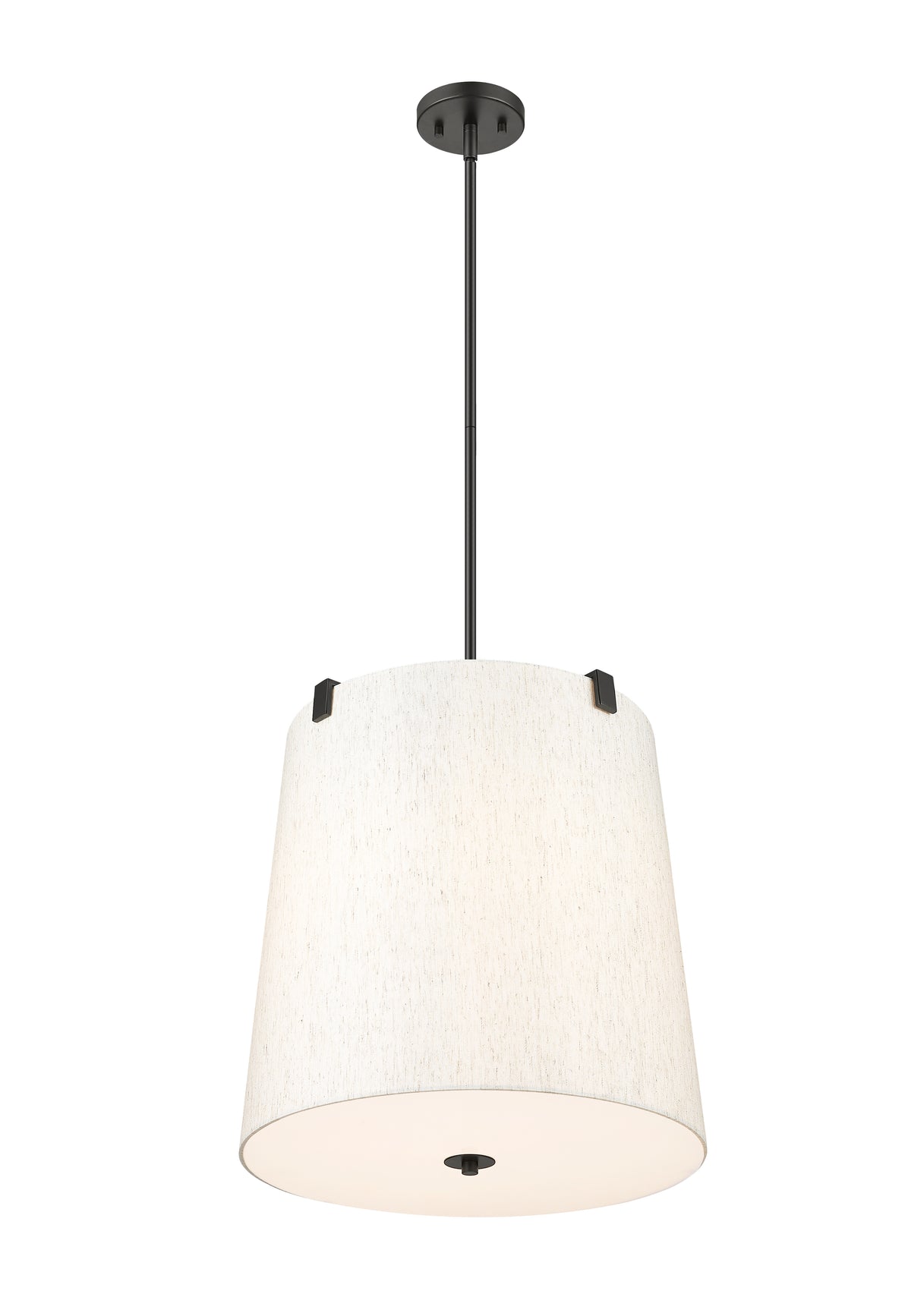 Suspension Weston Noir mat, Crème, 18" – vue 5