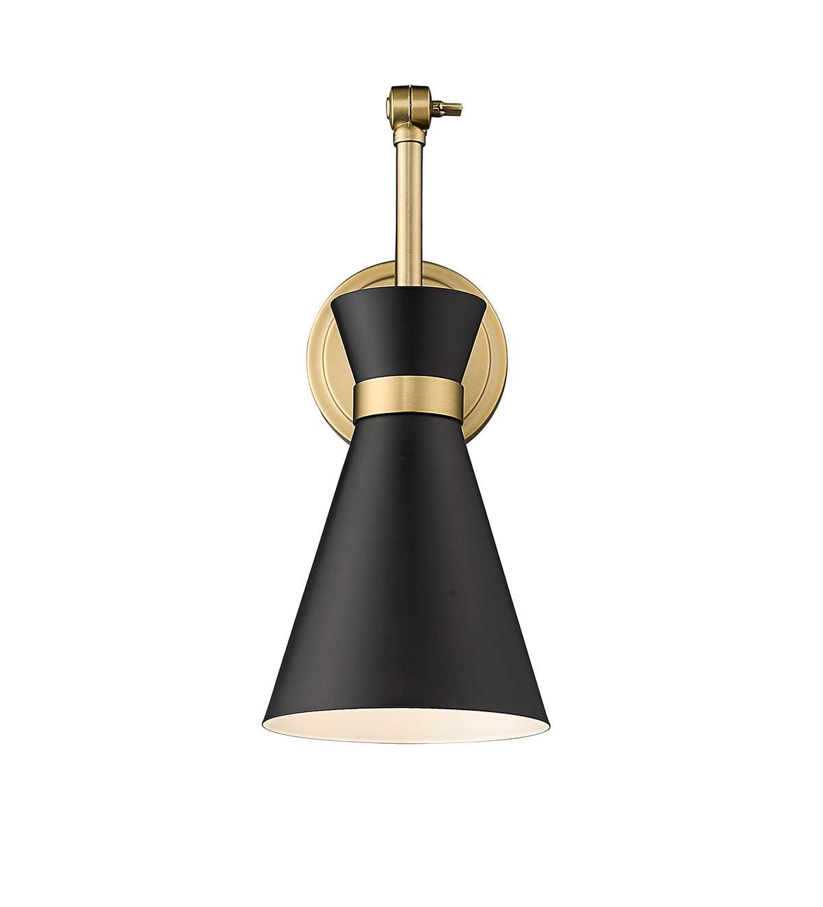 Applique murale Soriano Noir mat, Or moderne – vue 4
