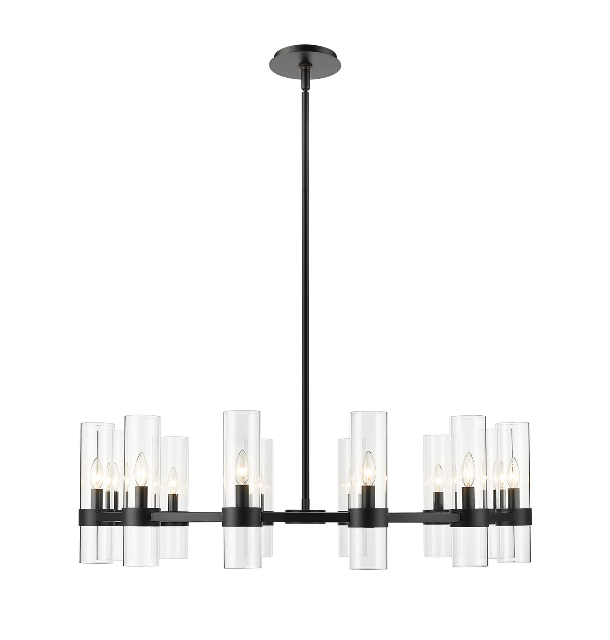 Lustre Datus Noir mat, 43 1/2" – vue 4