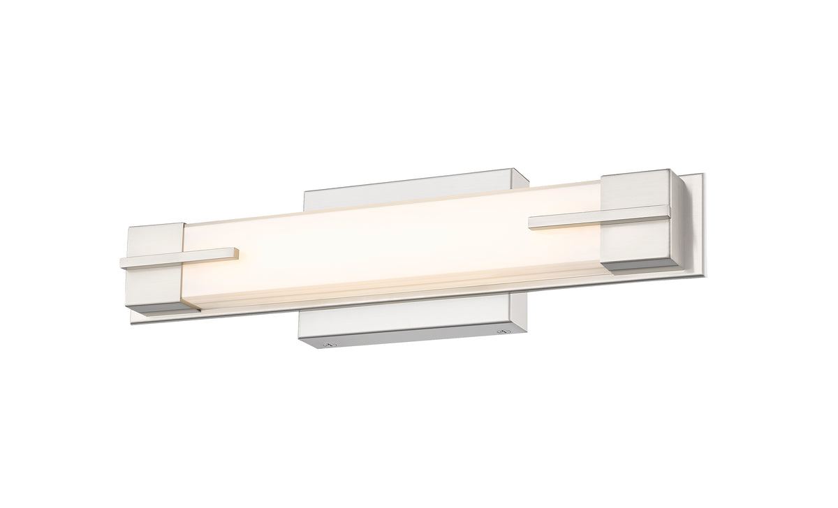 Barre d'éclairage de salle de bain Chase Nickel brossé, 18" – vue 4