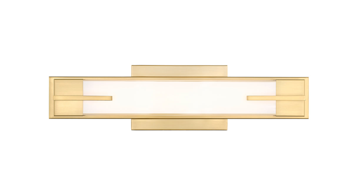 Barre d'éclairage de salle de bain Chase Or moderne, 18" – vue 5