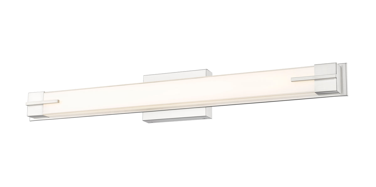 Barre d'éclairage de salle de bain Chase Nickel brossé, 33" – vue 4
