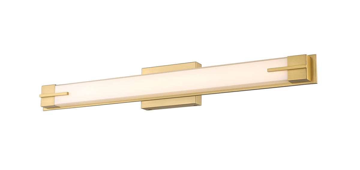Barre d'éclairage de salle de bain Chase Or moderne, 33" – vue 4