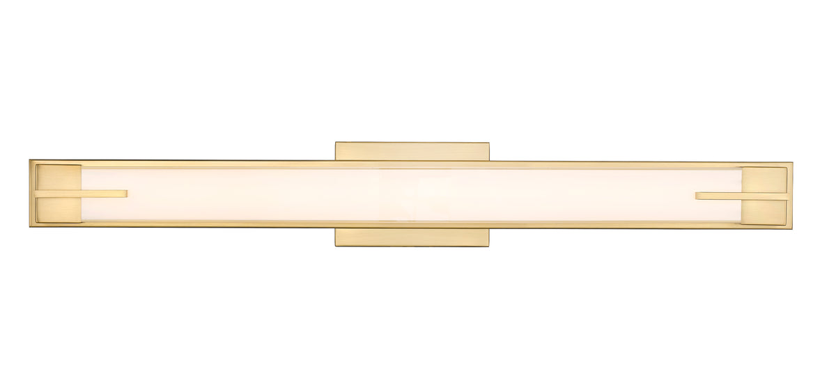 Barre d'éclairage de salle de bain Chase Or moderne, 33" – vue 5