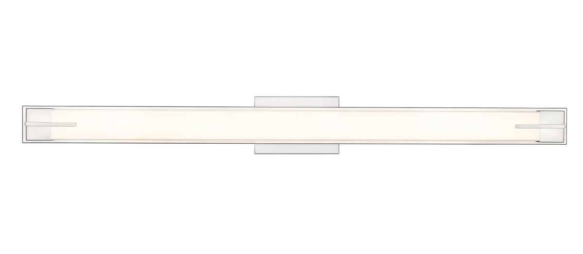 Barre d'éclairage de salle de bain Chase Nickel brossé, 43" – vue 5