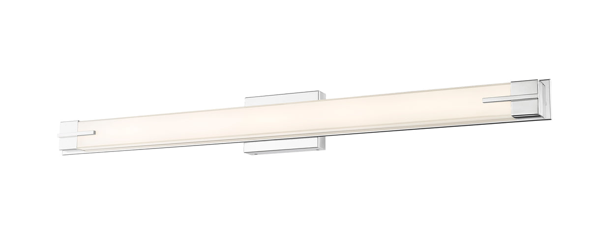 Barre d'éclairage de salle de bain Chase Chrome, 43" – vue 4