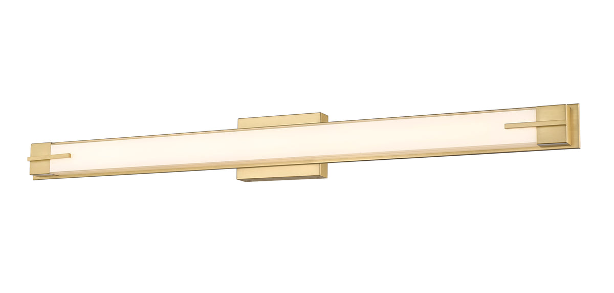 Barre d'éclairage de salle de bain Chase Or moderne, 43" – vue 4