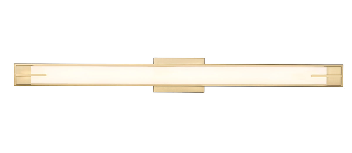 Barre d'éclairage de salle de bain Chase Or moderne, 43" – vue 5