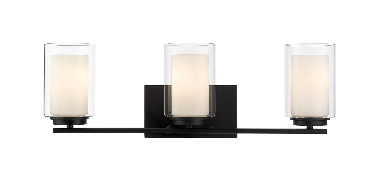 Luminaire de vanité Willow Noir mat, 24" – vue 4