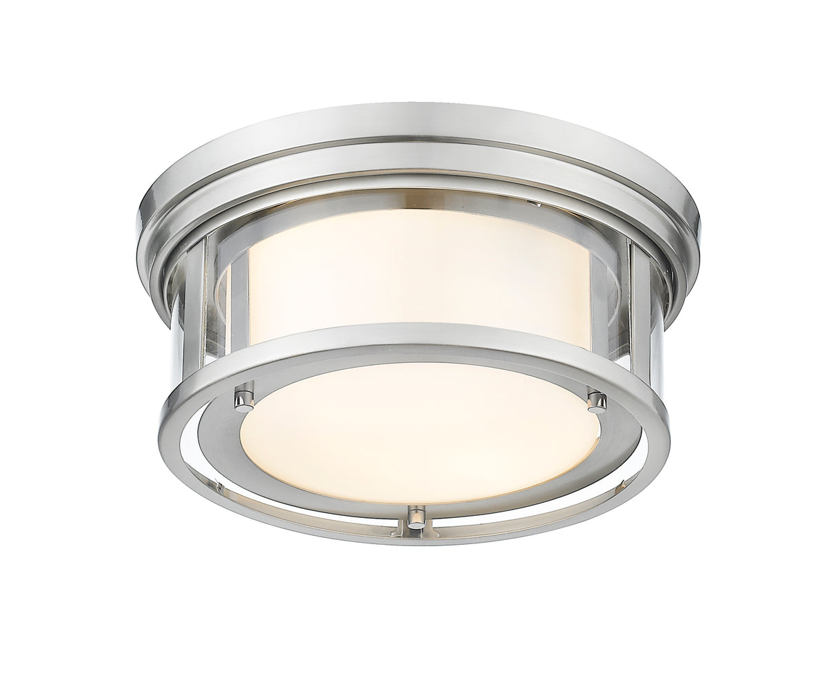 Plafonnier Willow Nickel brossé, 12" – vue 5
