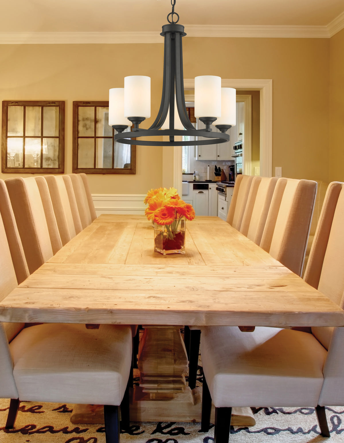 Lustre Bordeaux Bronze, 21 1/2" – vue 2
