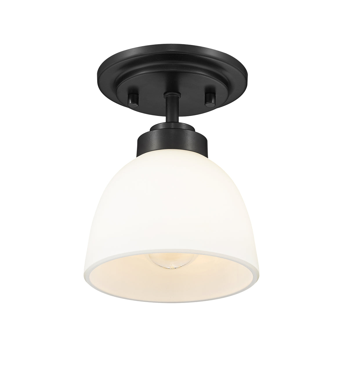 Plafonnier Ashton Noir mat, 6" – vue 5