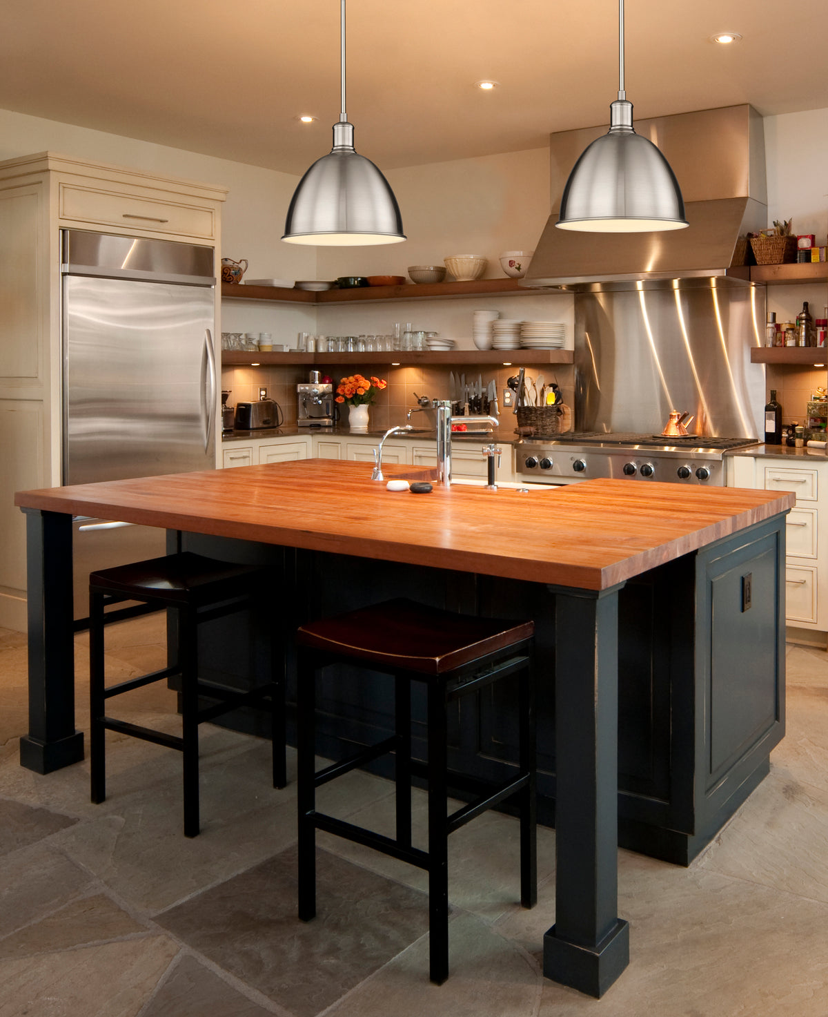 Suspension Sawyer Nickel brossé – vue 2