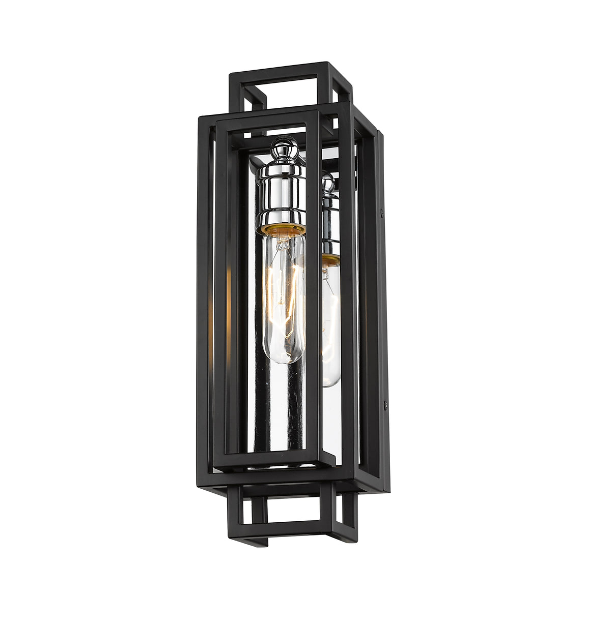 Applique murale Titania Noir + Chrome, 4 3/4" – vue 5