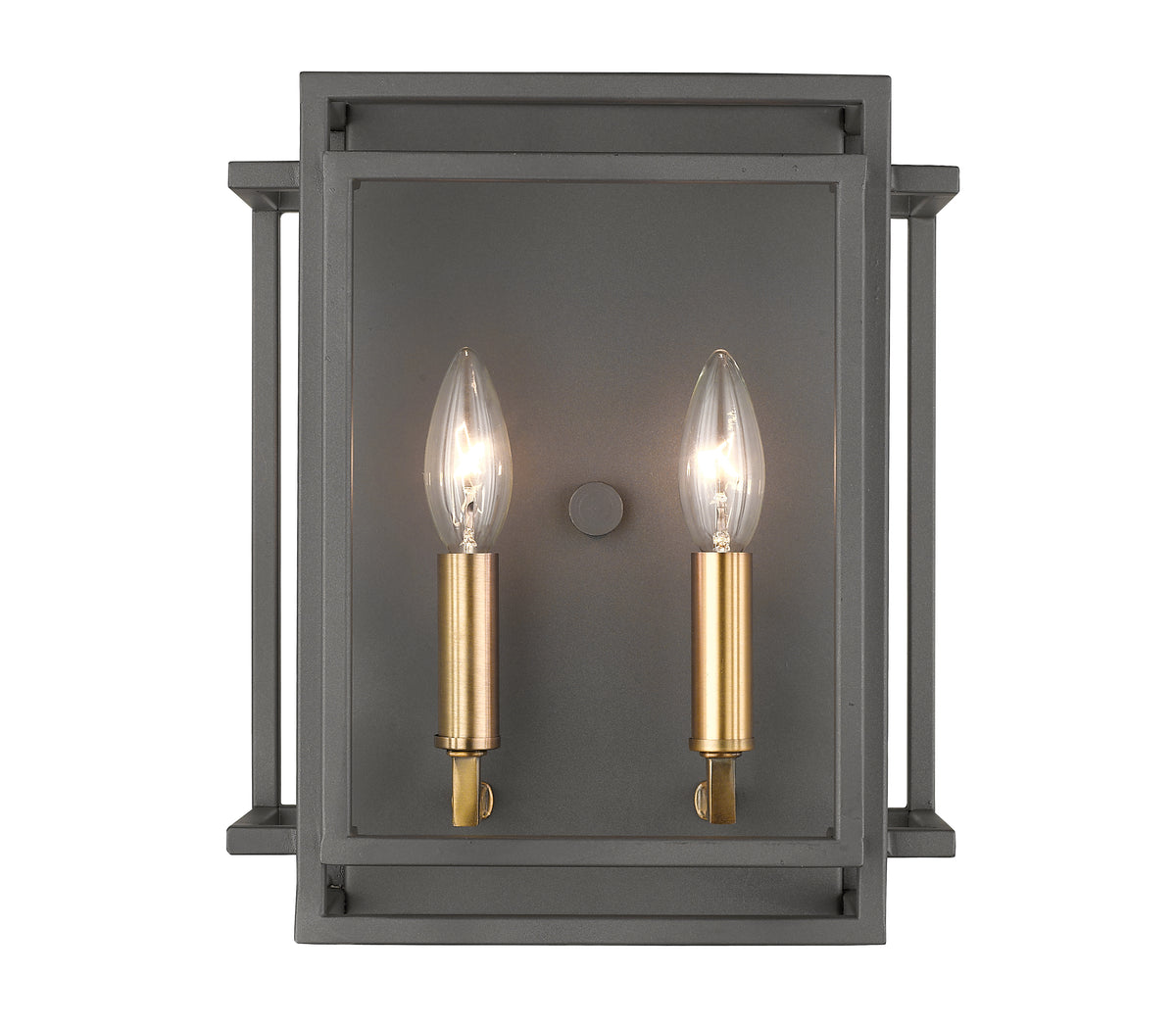 Applique murale Titania Bronze + Laiton vieilli, 10" – vue 3