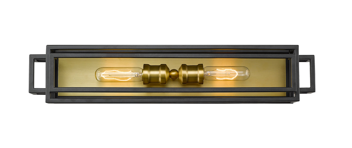 Luminaire de vanité Titania Bronze + Laiton vieilli, nombre ampoules 2 – vue 4