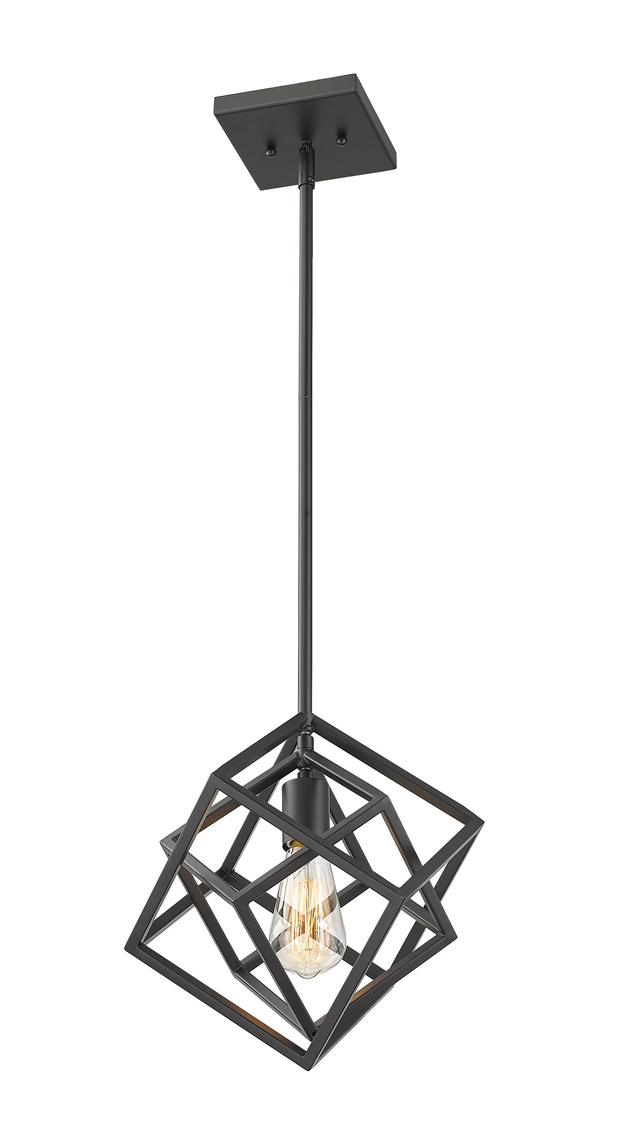 Suspension Euclid Noir mat – vue 4