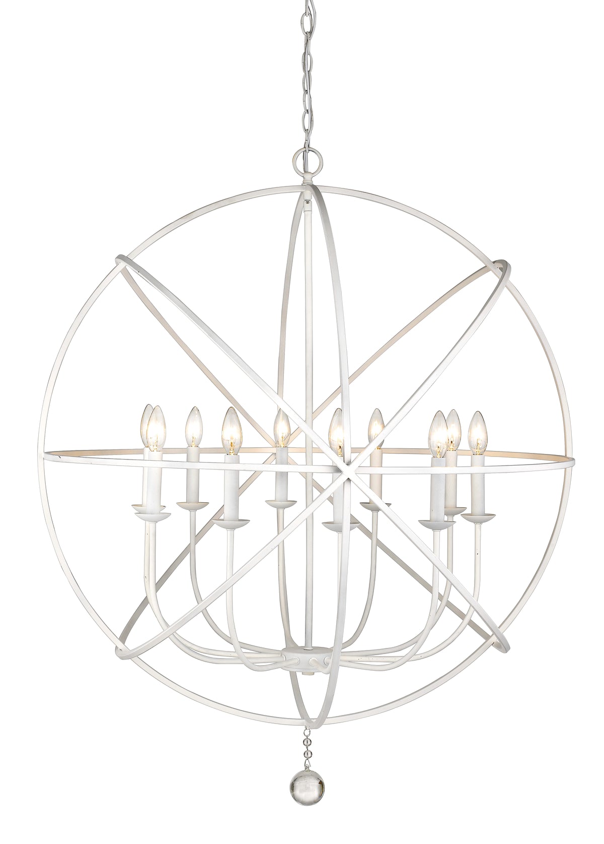 Lustre Tull Blanc mat, 36" – vue 2